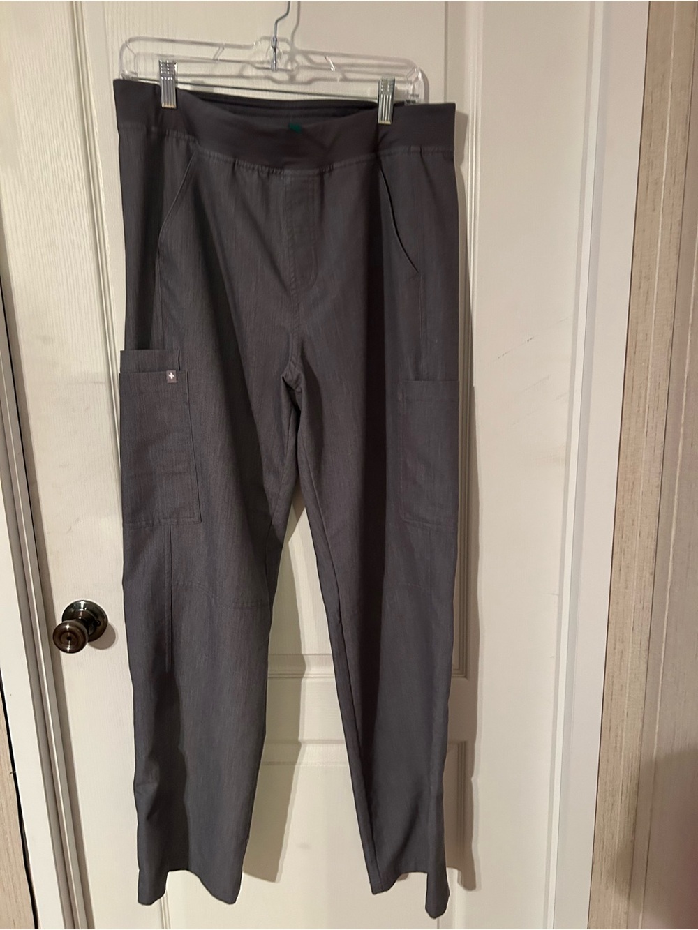 FIGS Women's Cargo Scrub Pants in Gray